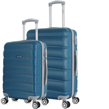 Kit de Malas de Viagem 2 Peças Abs Premium Rodinha 360°