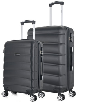 Kit de Malas de Viagem 2 Peças Abs Premium Rodinha 360°